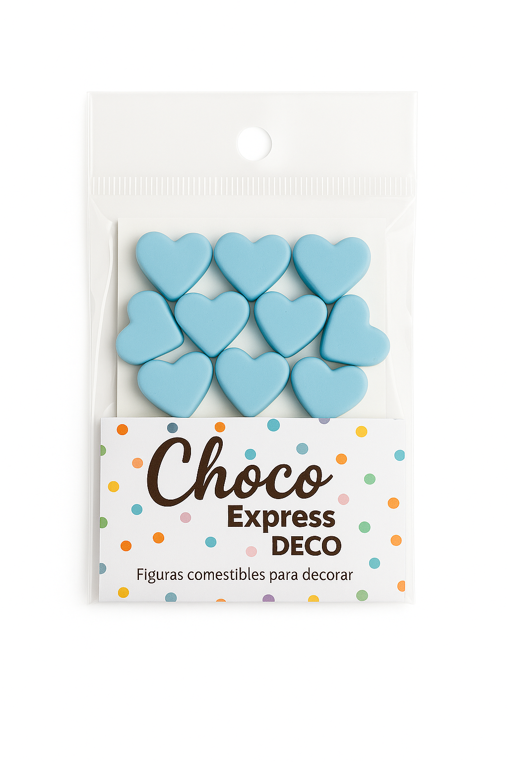 corazones color azul