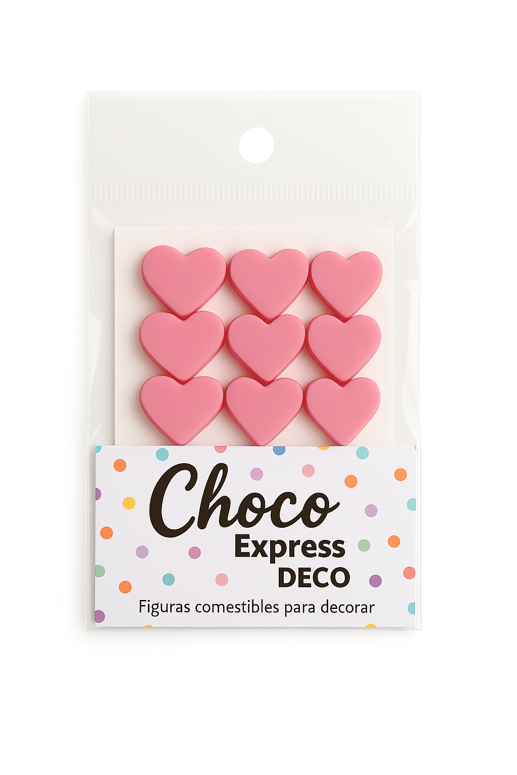 corazones color rosa