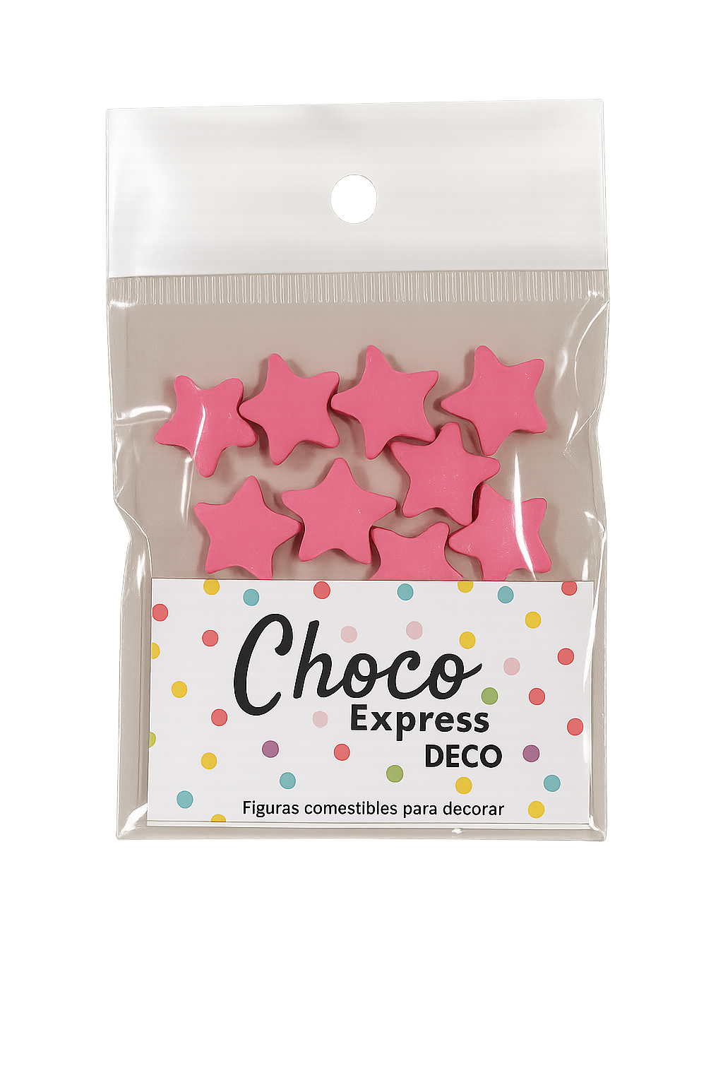 estrellas color rosa