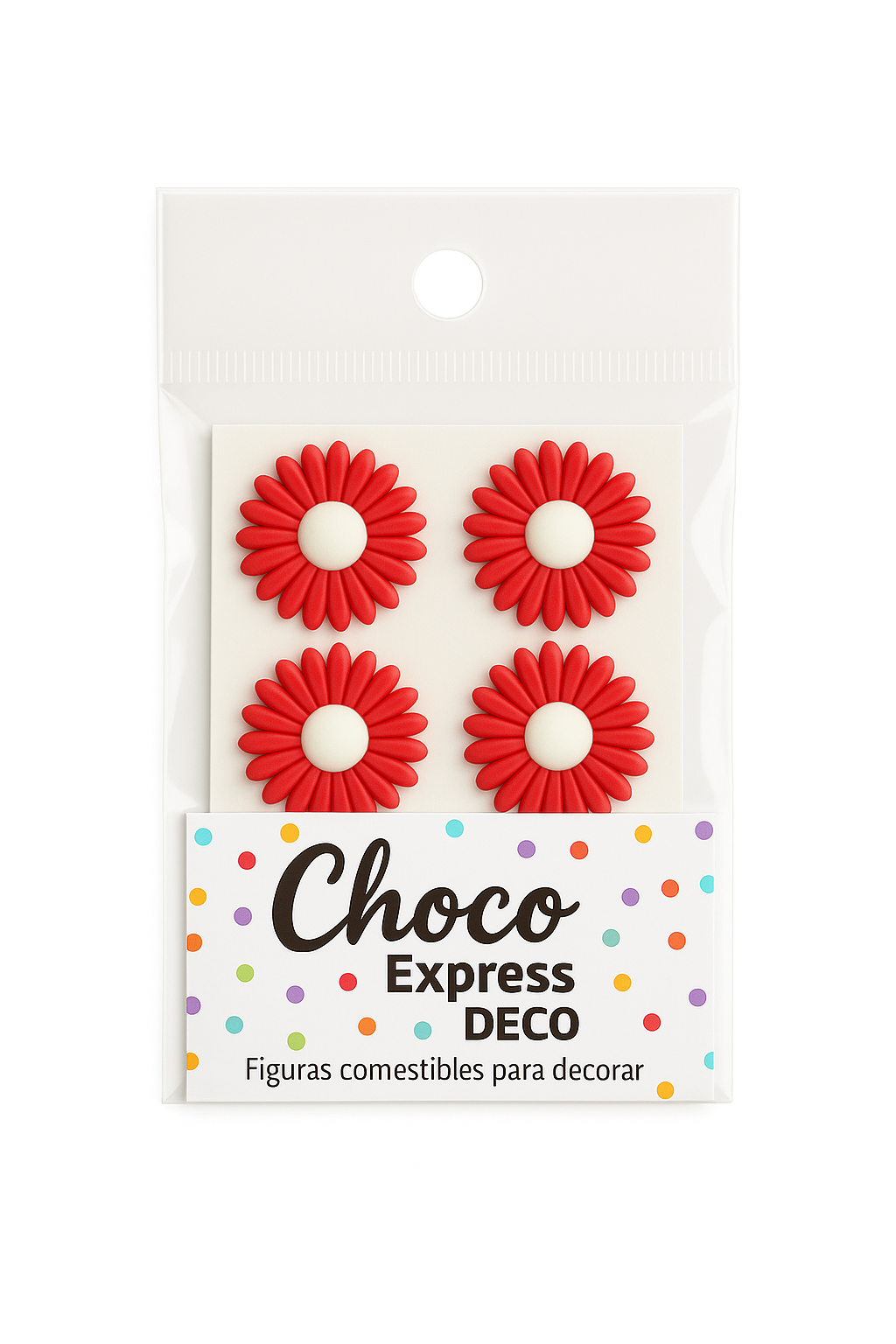 margaritas color rojo