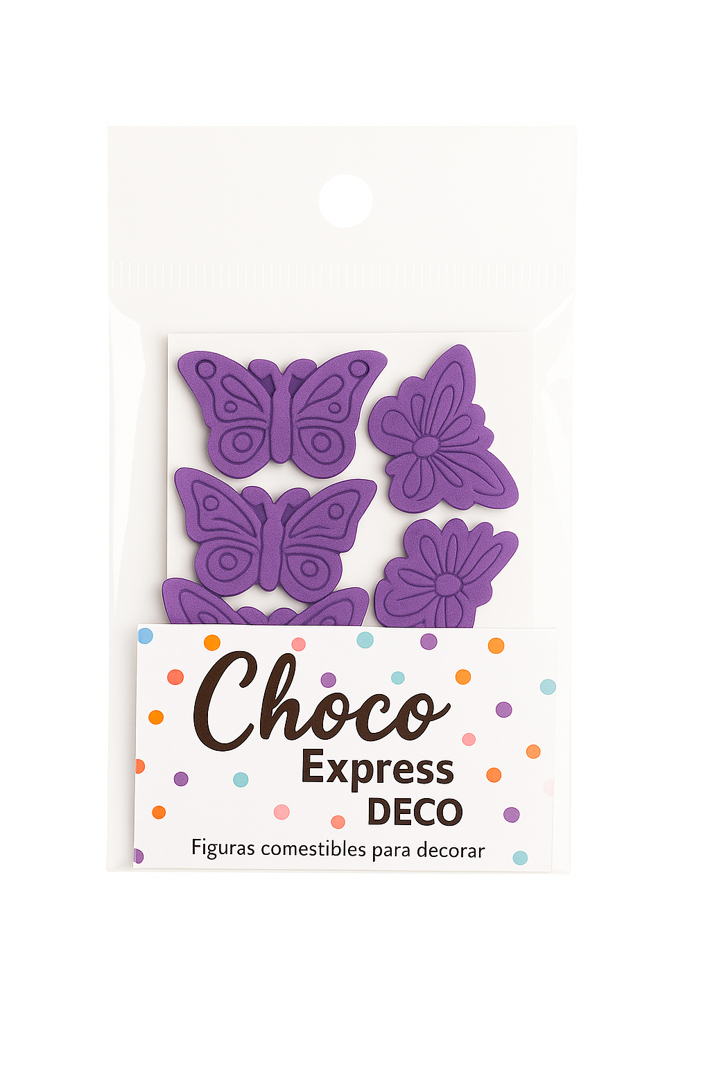 mariposa color violeta