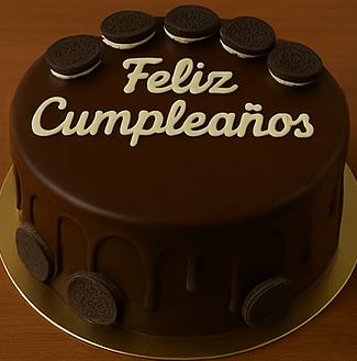 Torta temática con oreo